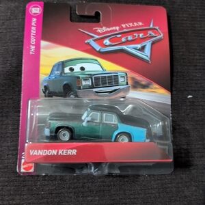 Disney Pixar Cars Vandon Kerr Toy Car - Green and Blue